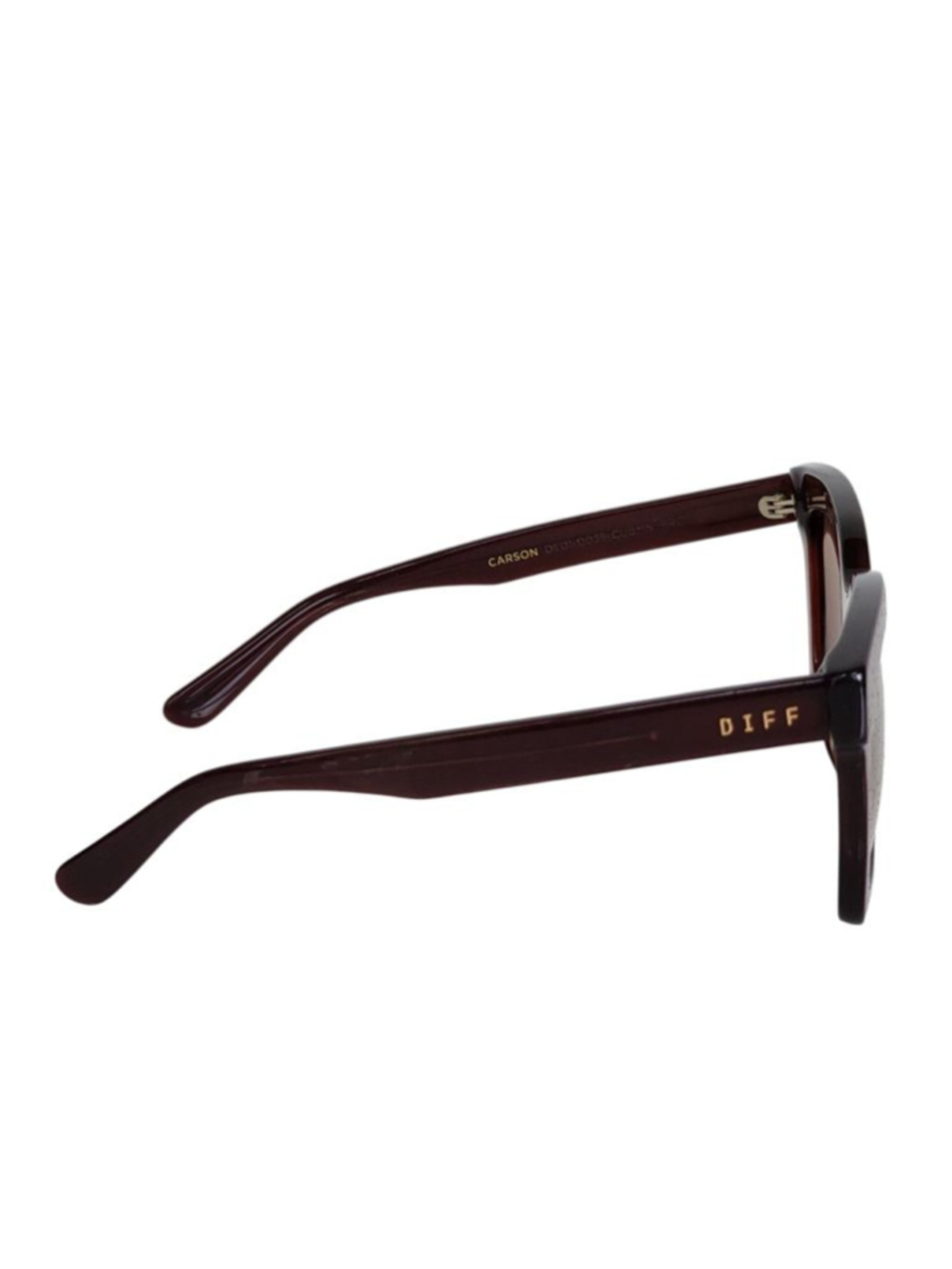 DIFF Carson Brown Gold Mirrored Sunglasses NEW - Picture 6 of 9